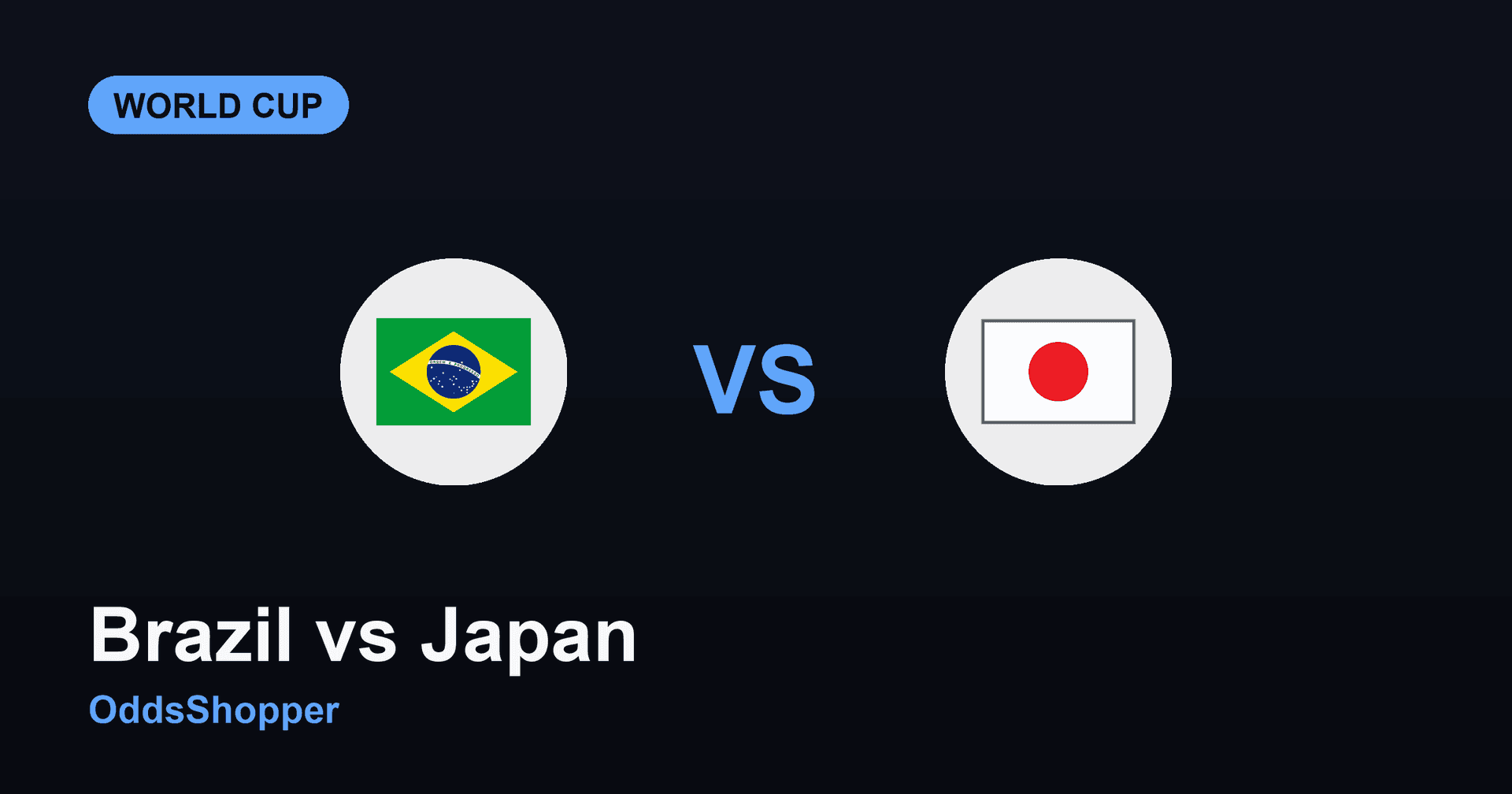 Brazil Vs Japan: World Cup 2026 Odds & Prediction