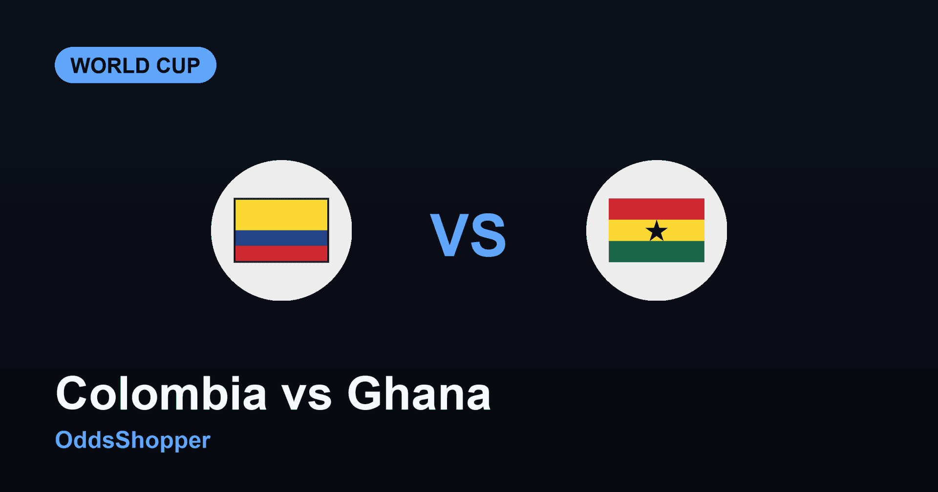 Colombia Vs Ghana: World Cup 2026 Odds & Prediction