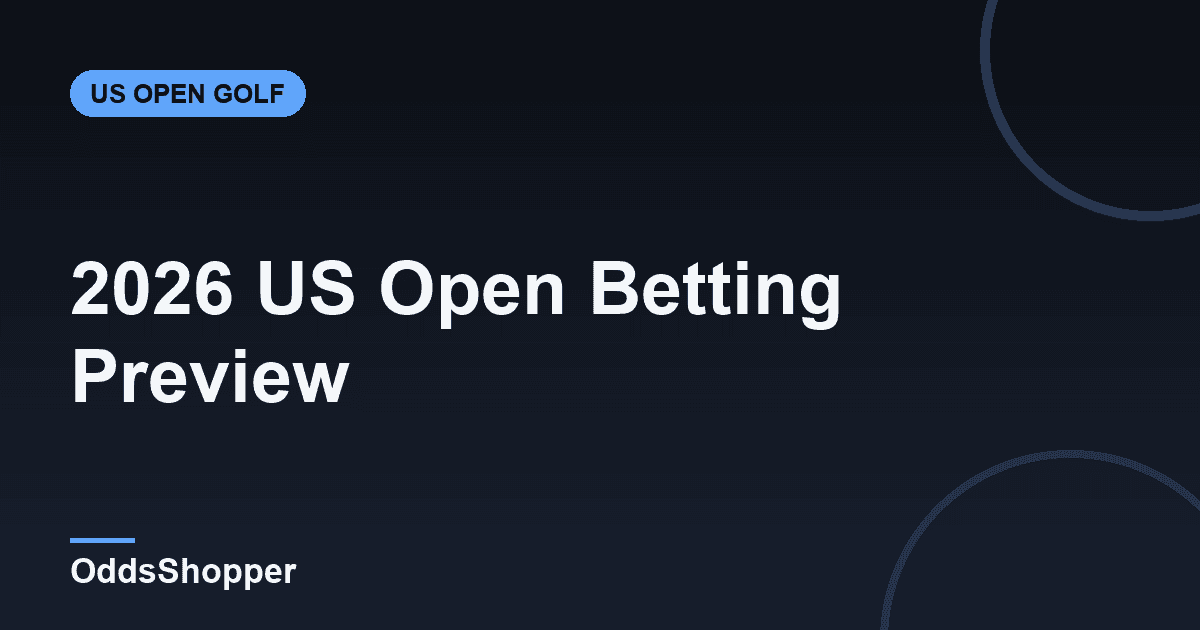 2026 US Open Betting Preview: Odds, Field and Value