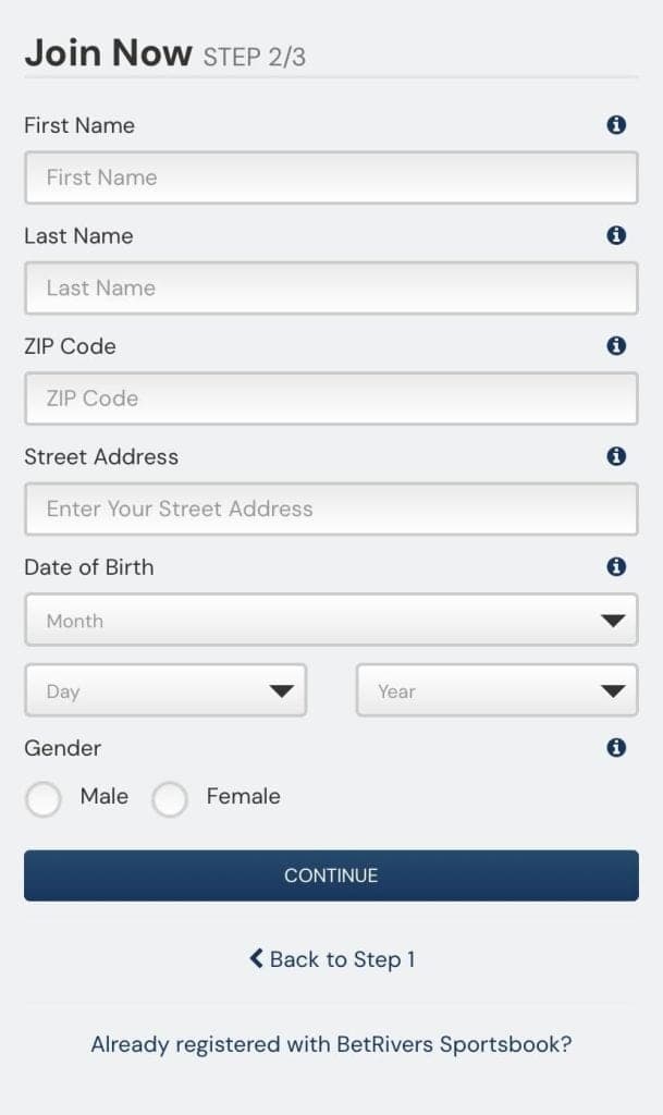 Step 2: Personal Details