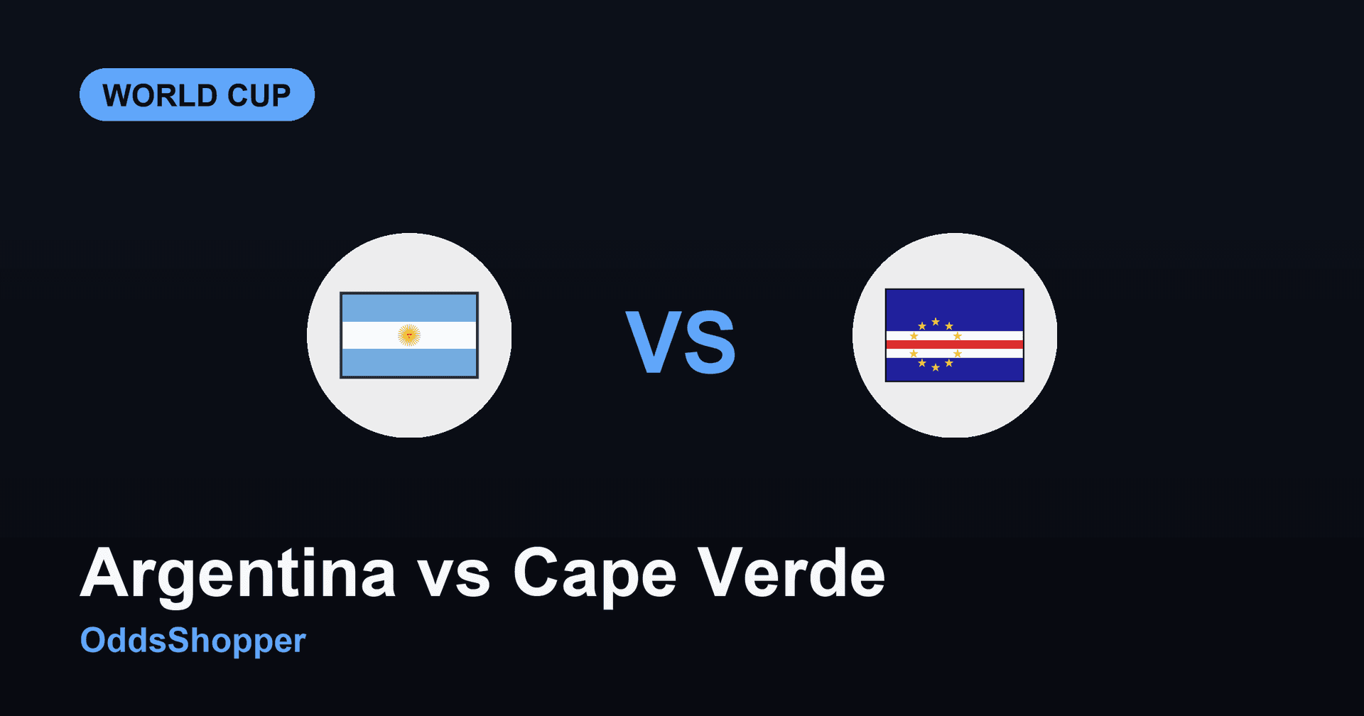 Argentina Vs Cape Verde: World Cup 2026 Odds & Prediction