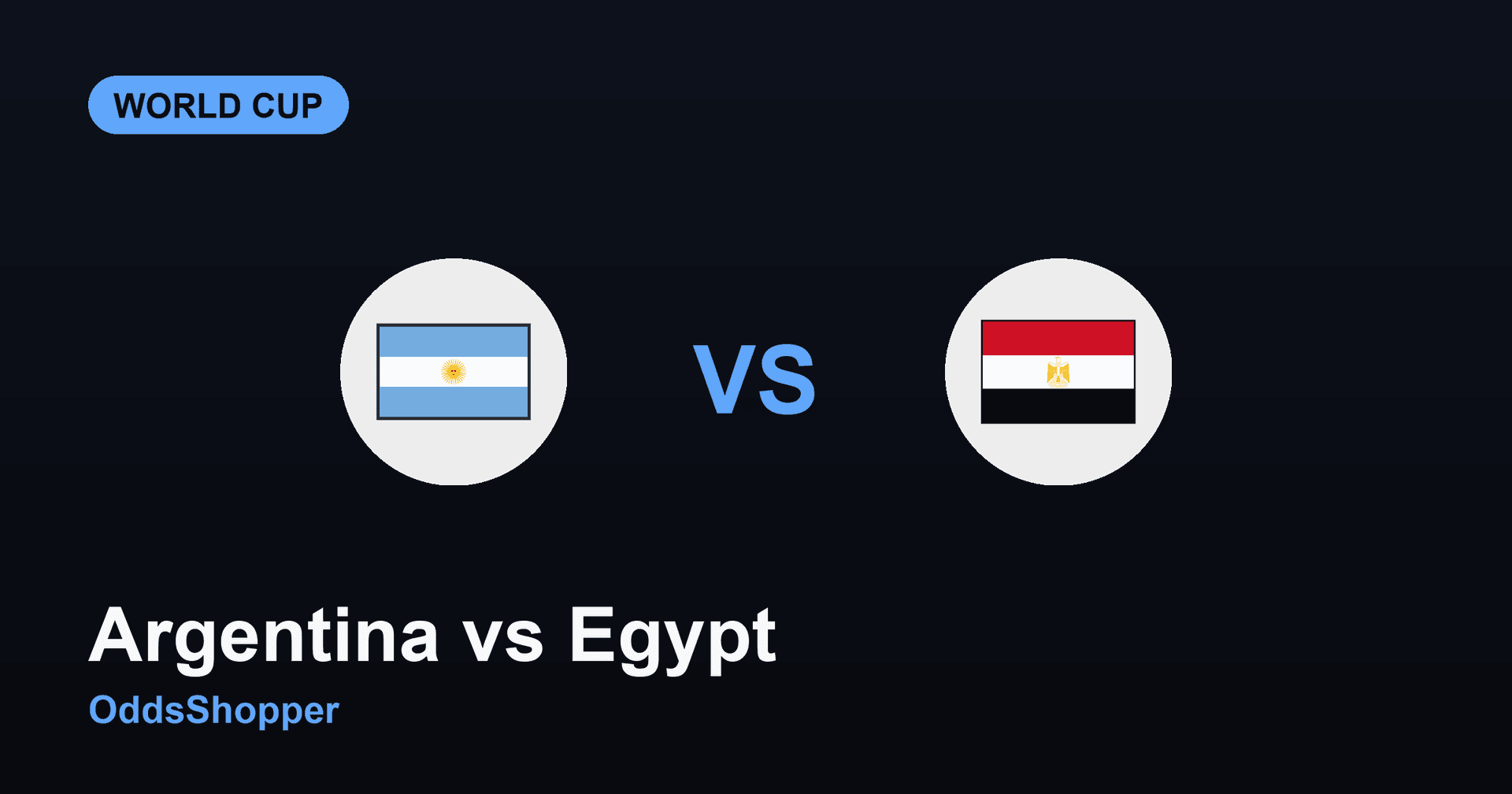 Argentina Vs Egypt: World Cup 2026 Odds & Prediction