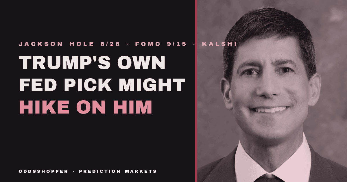 Kalshi Fed Odds: Trump's Own Pick Might Hike On Him