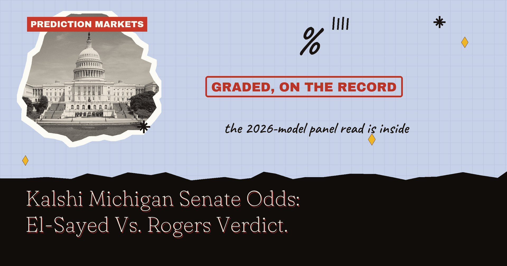 Kalshi Michigan Senate Odds: El-Sayed Vs. Rogers Verdict