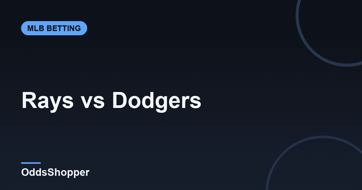 Rays vs Dodgers: MLB Odds, Prediction & Picks (Jun 16)