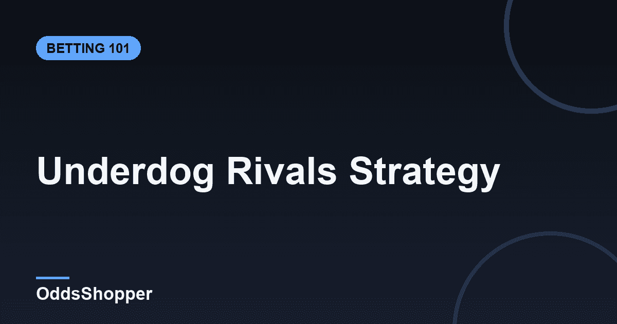 Underdog Rivals Strategy: How to Win Head-to-Heads