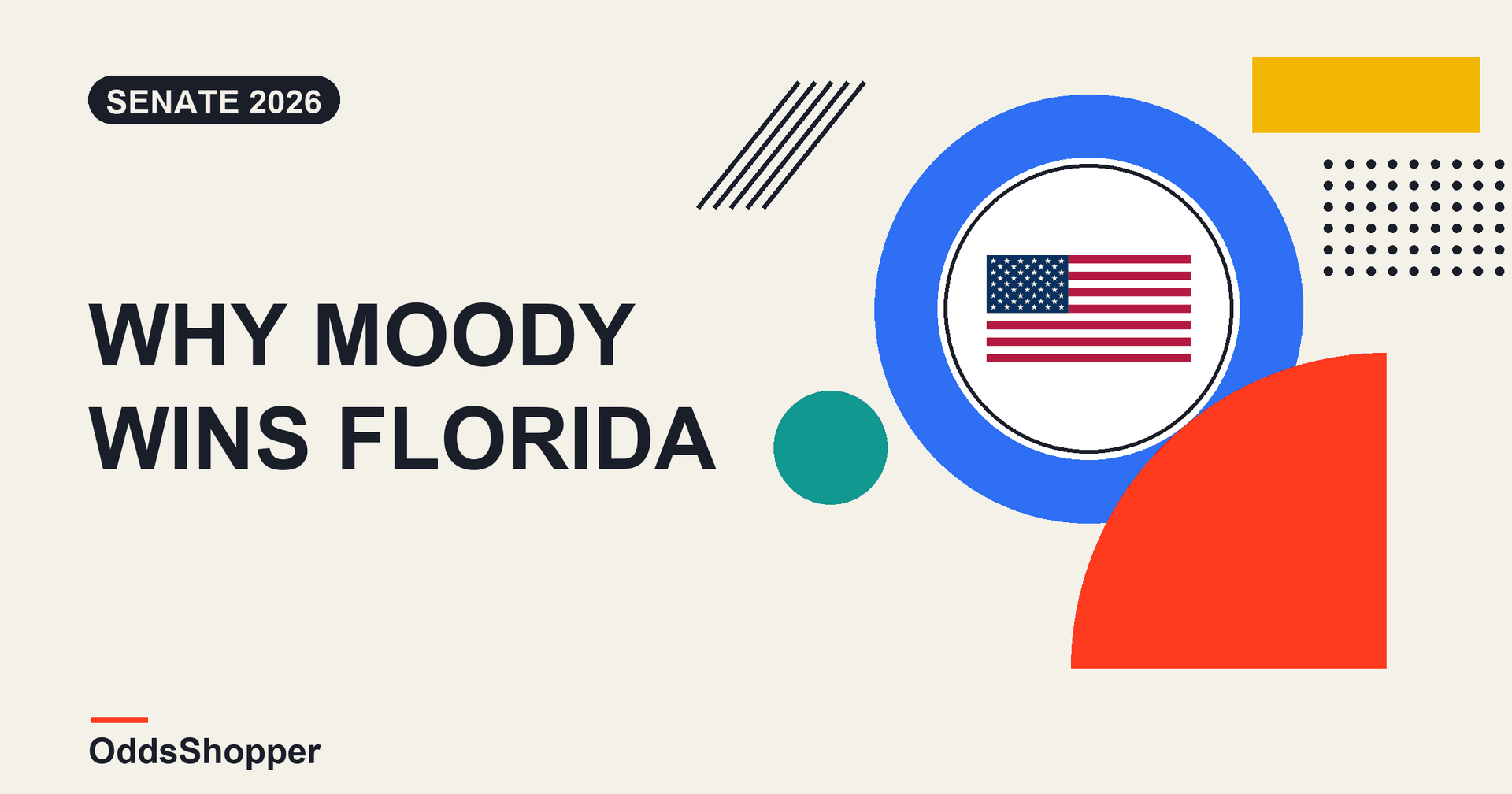 Why Ashley Moody (R) Will Win the Florida Senate Primary