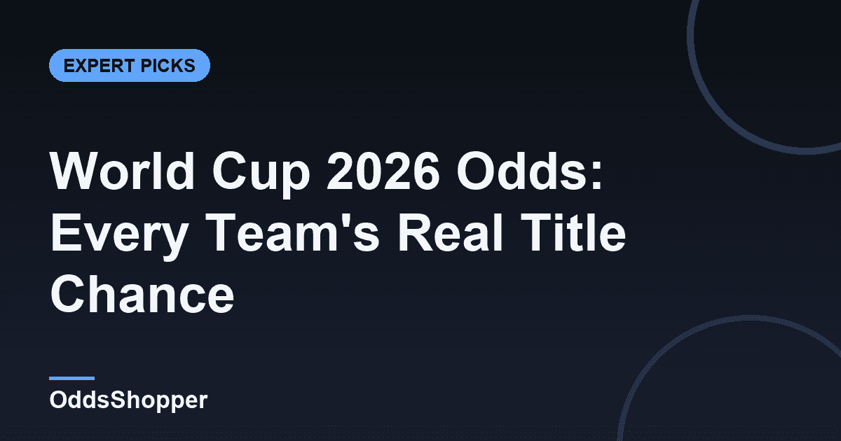 World Cup 2026 Odds: Every Team's Real Title Chance