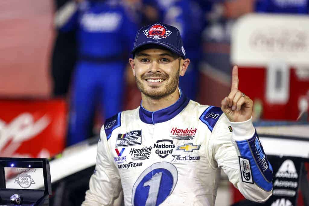 The 2024 AdventHealth 400 odds reveal that Kyle Larson is the NASCAR Cup Series betting favorite for Kansas, by a wide margin to boot...