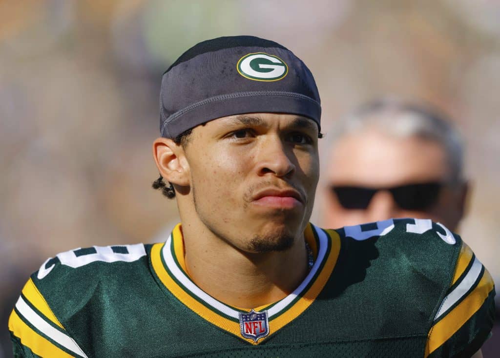 With our NFL expert making his Vikings Packers player prop bet, which features this Christian Watson prop, it shows the....