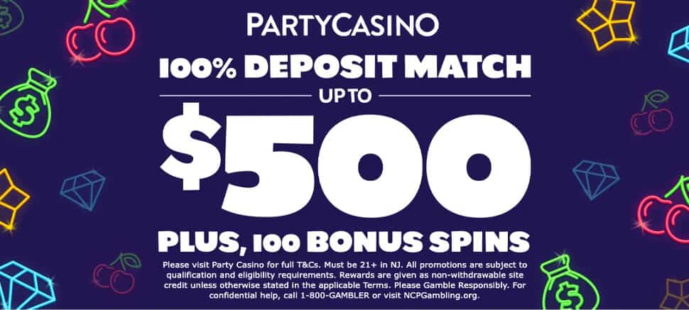 party casino bonus code