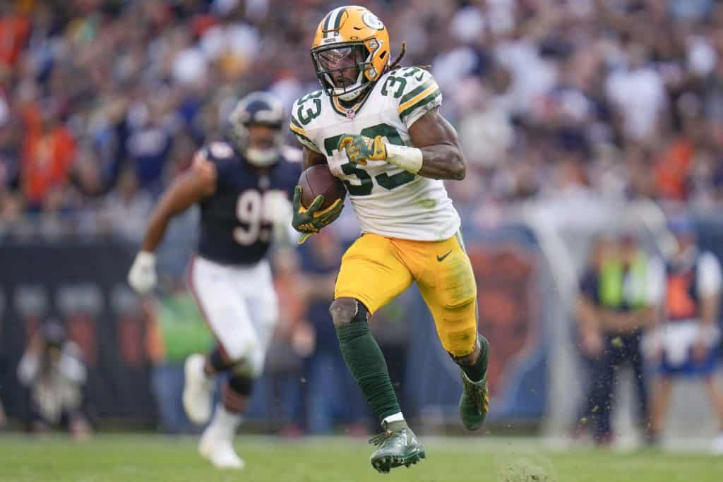 The best Packers-49ers player prop picks and anytime touchdown scorer bets for Monday include a bet on Aaron Jones...