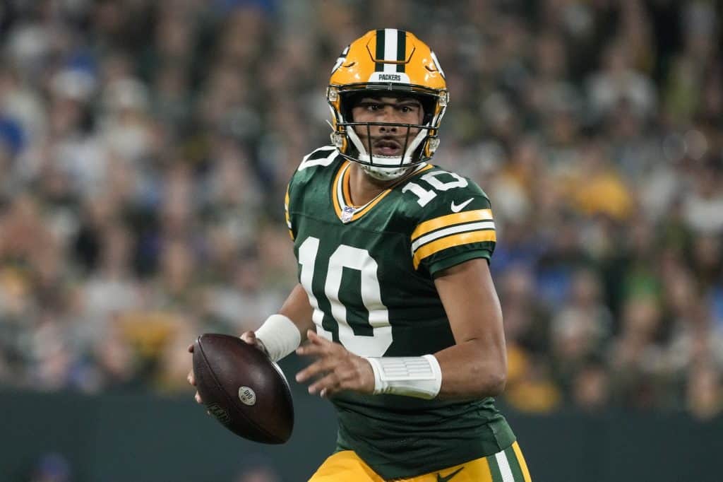 The top DraftKings Pick6 predictions today for NFL Wild Card Sunday includes a play on Jordan Love, in a spot where he should..