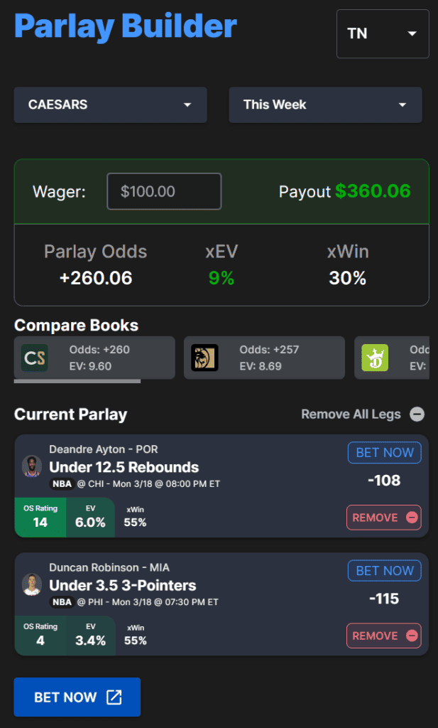 The best NBA parlay bet and picks today for today, Monday, March 18, includes wagers on Deandre Ayton and...