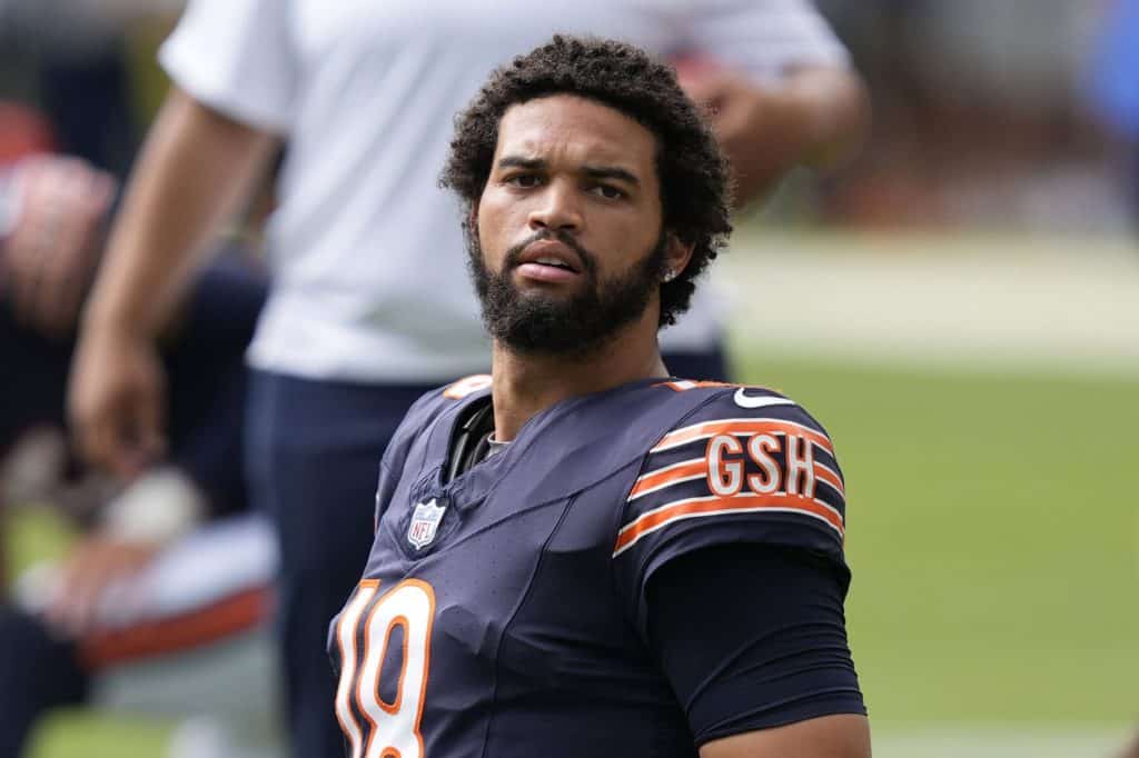 The top DraftKings Pick6 NFL predictions today for Seahawks-Bears (Dec. 26) include a play on Caleb Williams...