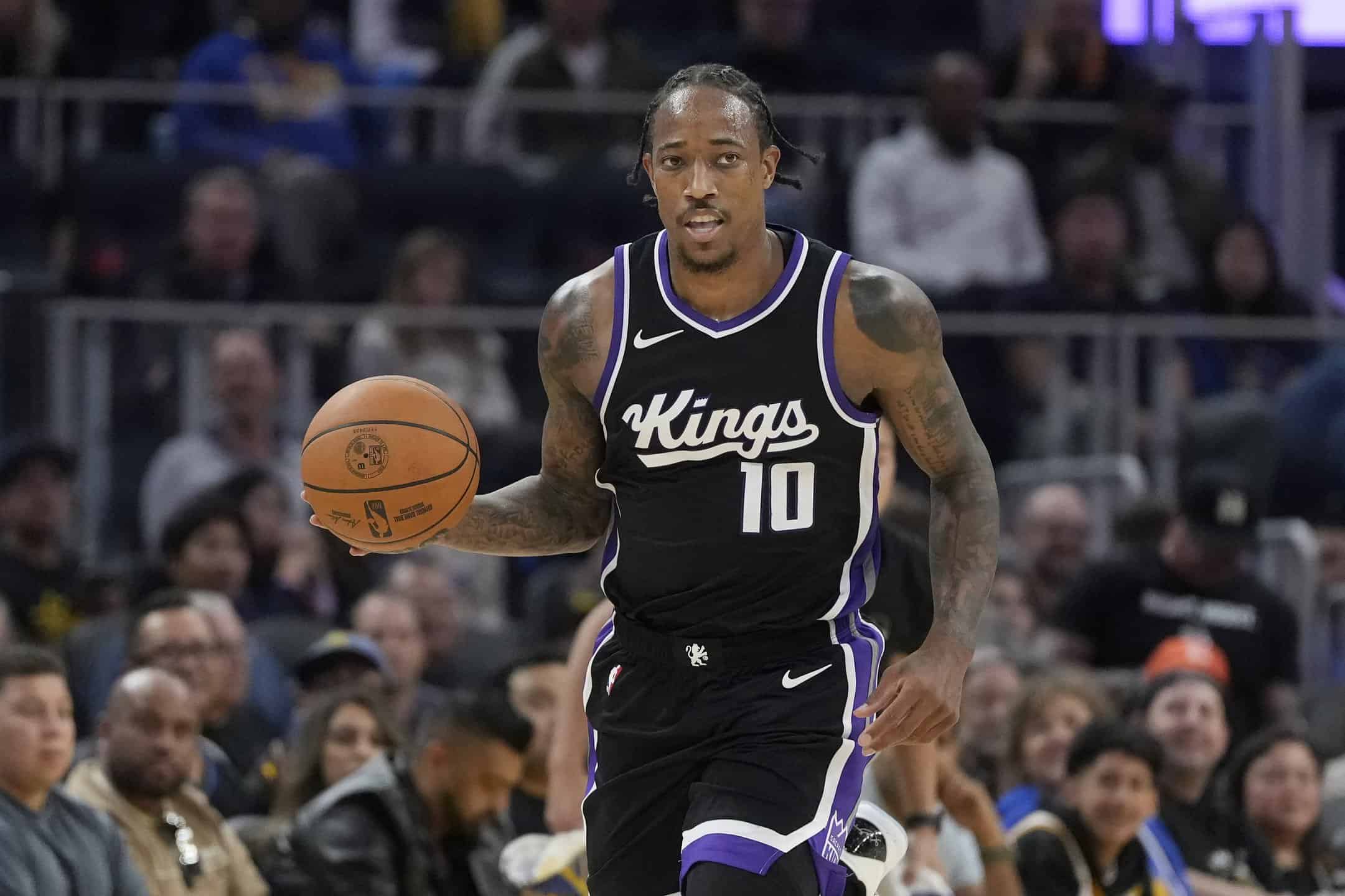 The top Underdog Fantasy NBA pick'em predictions for Monday's slate includes a play on DeMar DeRozan as he is going against...