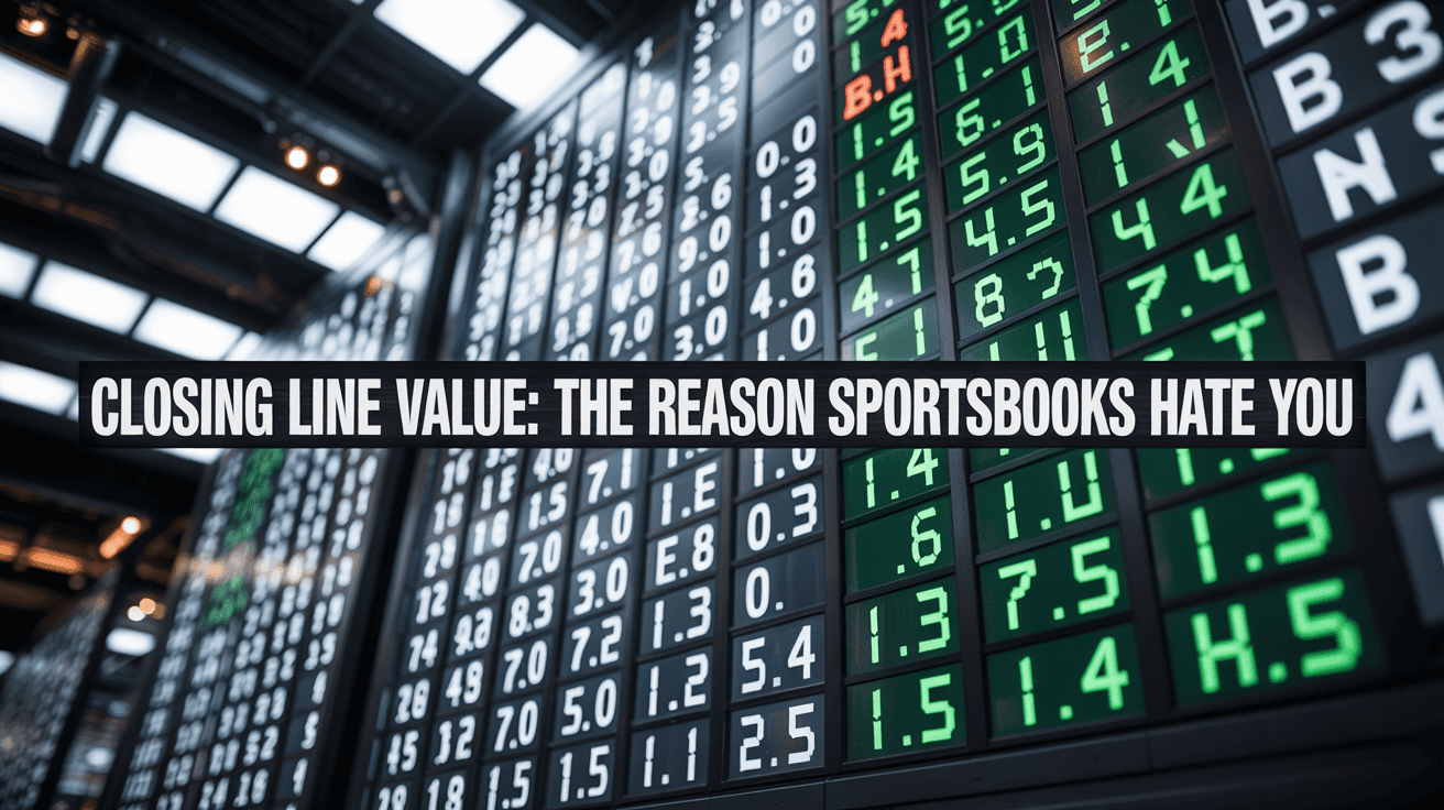 Closing Line Value: The Reason Sportsbooks Hate You